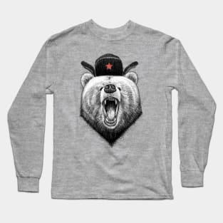 angry Russian bear Long Sleeve T-Shirt